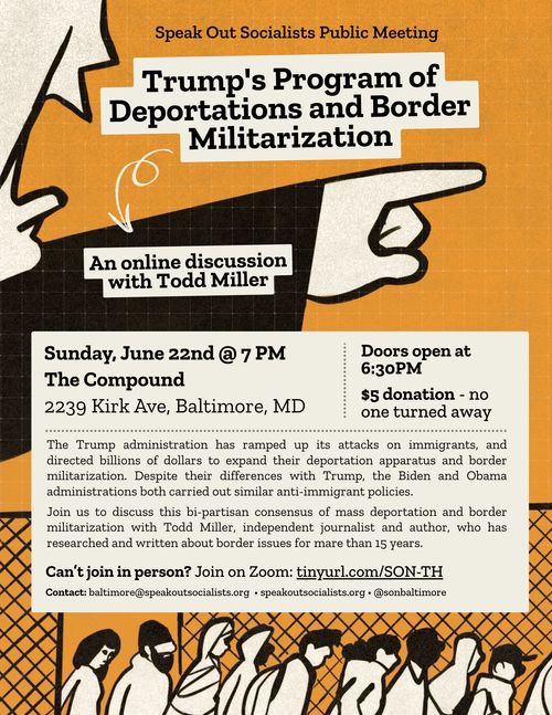 Trump’s Program of Deportations and Border Militarization