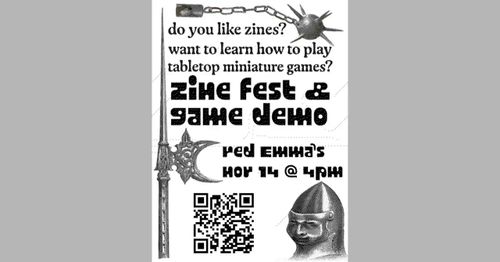 Zine Fest & Mini Tabletop Game Demo