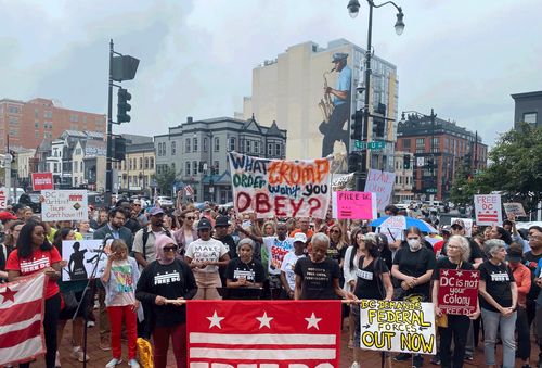STOP THE TRUMP TAKEOVER WE ARE ALL DC