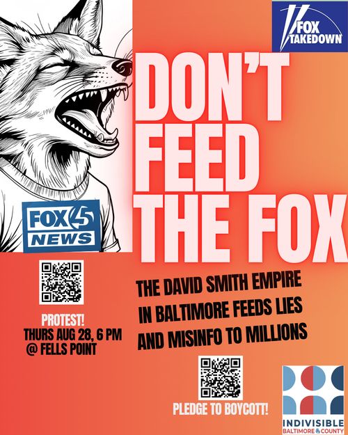 FOX TAKEDOWN BALTIMORE: Don't Feed the Fox at Fells Point