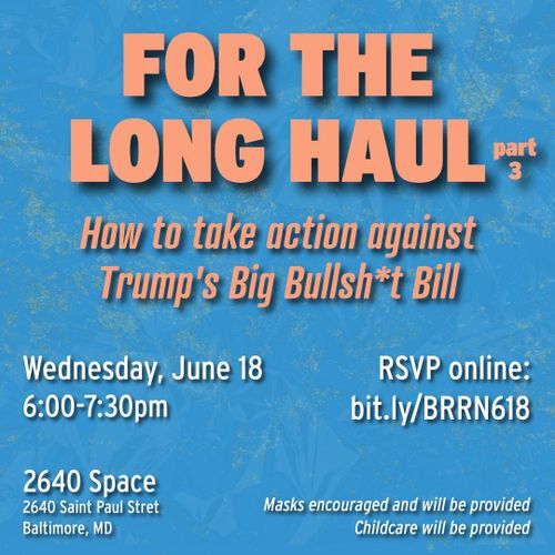 BRRN Mass Meeting on Trump's Big Bullshit Bull