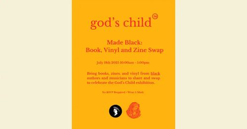 Made Black: Book, Vinyl, & Zine Swap with July's Featured Artist, Brian Suryah