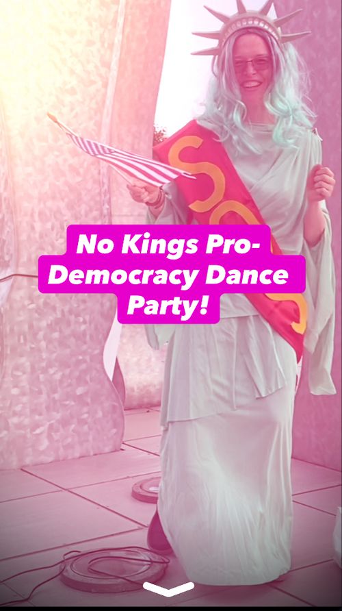 NO KINGS Pro-Democracy Dance Party at Baltimore Penn Station
